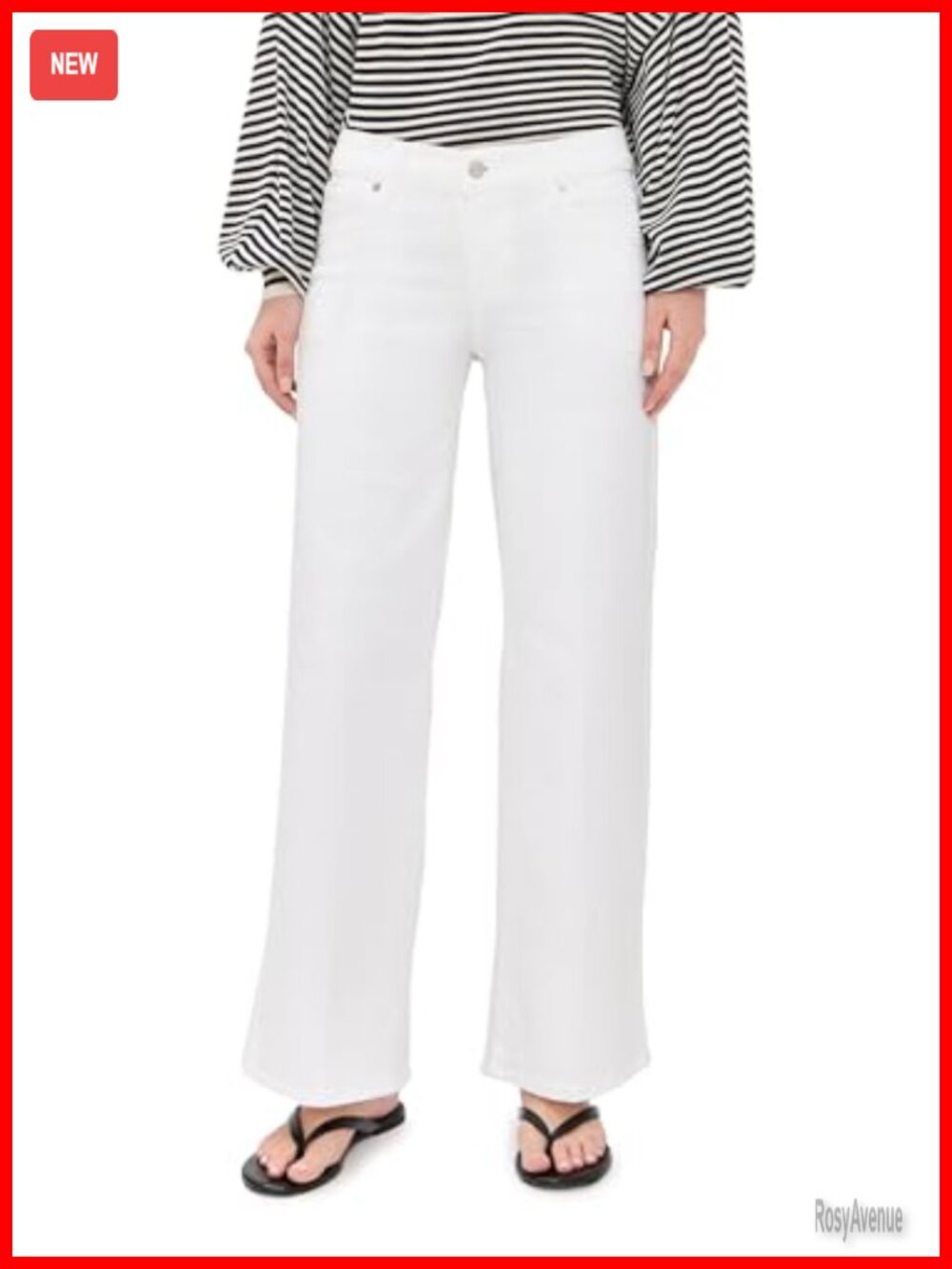 Low Rise Le Slim Palazzo Wide Leg Jeans Mid-Weight Non-Stretch Denim